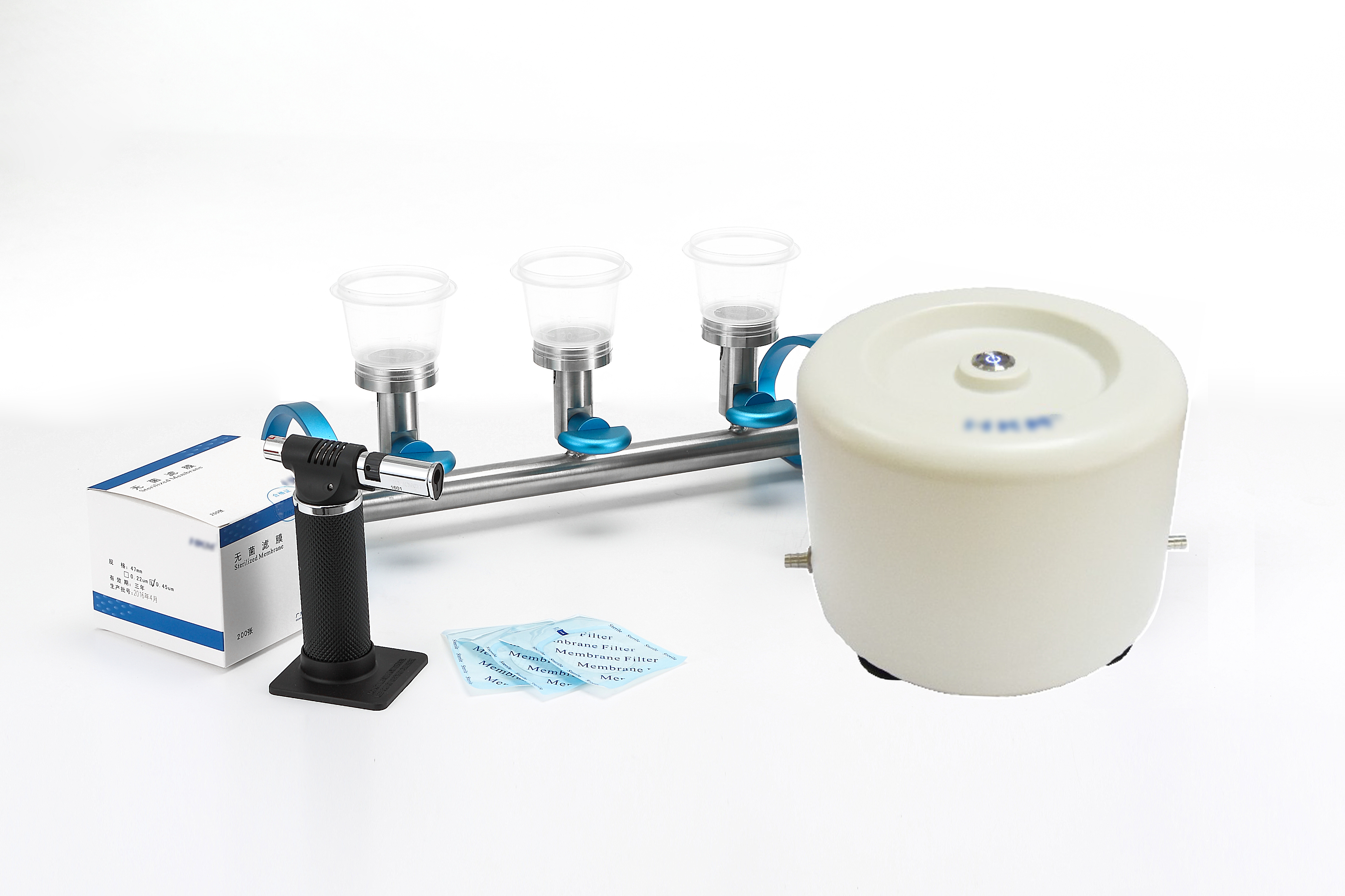 不銹鋼多聯過濾系統MFS-3A-DN-K(三聯、適配φ47mm塑料濾杯)